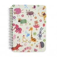 Animal O-Wire Binding Notebook