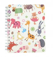 Animal O-Wire Binding Notebook with Divider