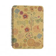 Forest Kingdom O-Wire Binding Notebook (Kraft cover)