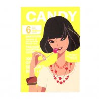 封面女郎 - Candy 磨脊膠裝筆記簿