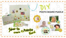 DIY Photo Board Puzzle