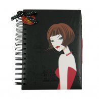 Cover girl - Sexy Large O-Wire Binding Notebook with Divider
