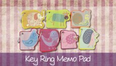 Key Ring Memo Pad
