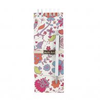 Colorful Birds Long O-Wire Binding Notebook with Pen
