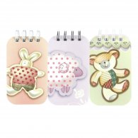 Animal O-Wire Binding Notebook (3pcs/ set)