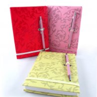 UV Notebook with Elastic Band and Pen