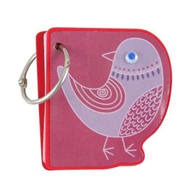 Birds Key Ring Memo Pad